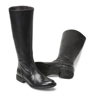 Born Black Leather North Riding Tall Boots
